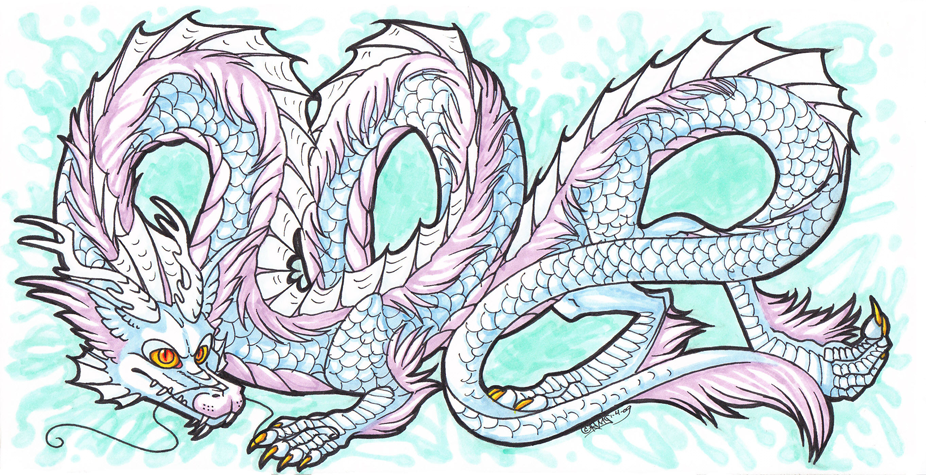 926x475 Chinese Water Dragon By Kirawra