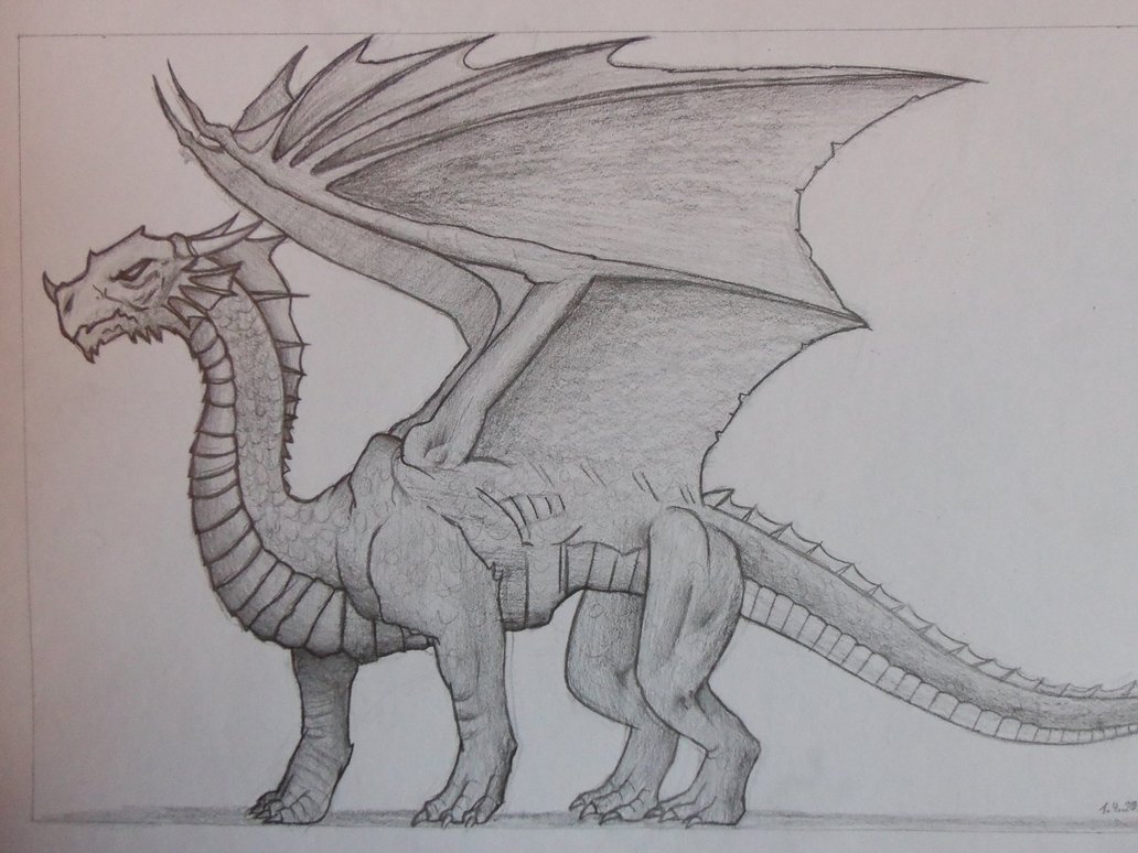 1032x774 Dragon Drawing