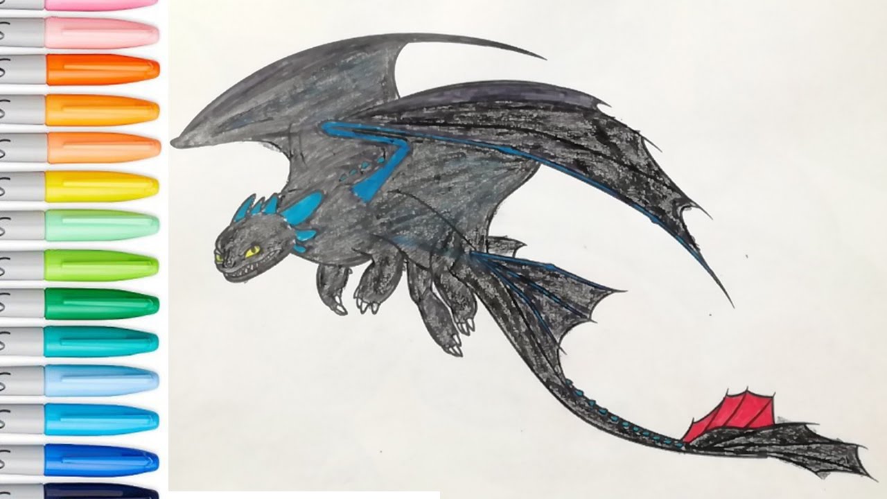 1280x720 Stormfly Coloring Book Page How To Train Your Dragon Sailany