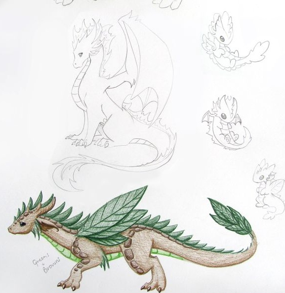 577x594 Element Dragon Drawing Ideas Drawings Drawing