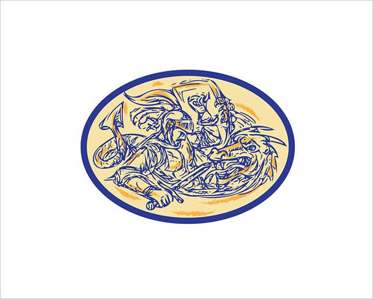 750x600 Dragon Drawing Designs Free Download Creative Template