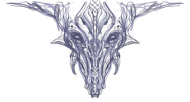 622x334 Tip 62 Drawing A Dragon With The Symmetry Tool (Sketchbook Pro)
