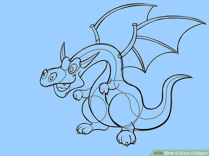 728x546 The 4 Best Ways To Draw A Dragon