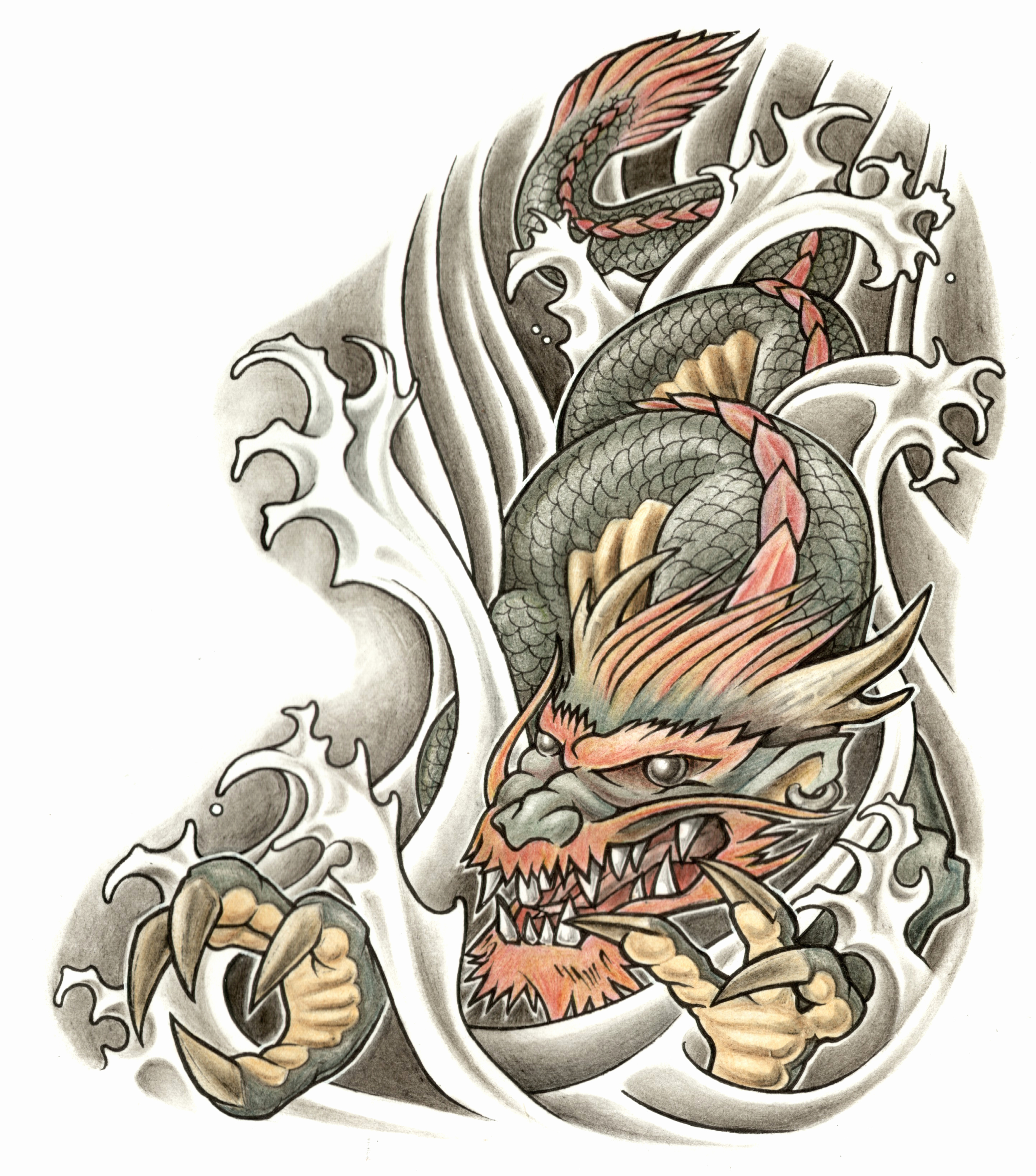 2886x3276 48 Unique Images Dragon Tattoo Drawing