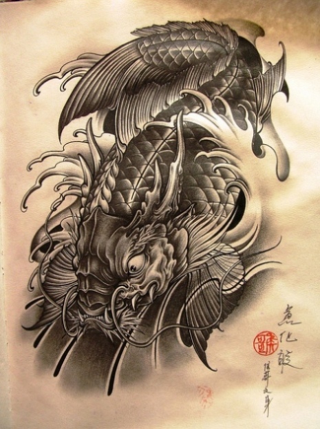 465x622 Dragon Tattookoi Dragon Tattoo Drawing Mociarane Aegnx1iw Tattoo