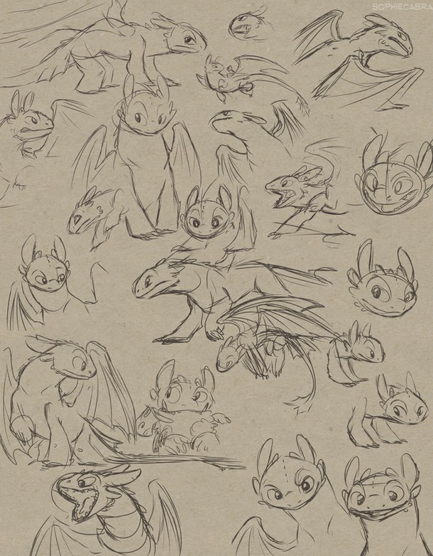 610x782 Toothless Draw Tumblr