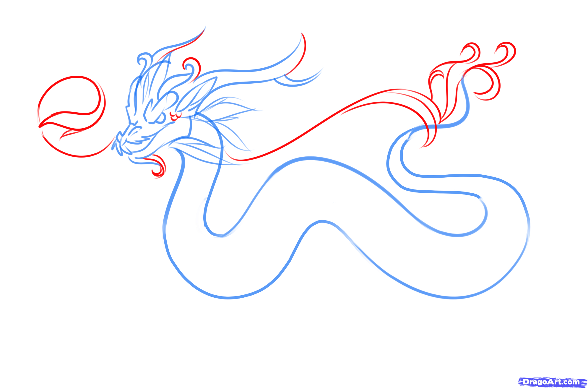 1990x1316 Chinese Dragon Drawing Step By Step 4. How To Draw A Chinese