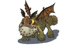 300x200 How To Draw Gronckle Dragon Step By Step