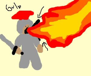 300x250 Roman Swallows Dragon Flames