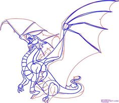 236x204 Steps To Draw A Dragon How To Draw A Dragon, Step By Step