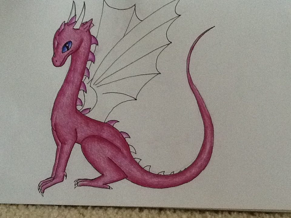 960x720 Dragon Hand Drawn