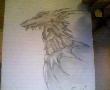 352x288 Hand Drawn Dragon By Richiep Gecko