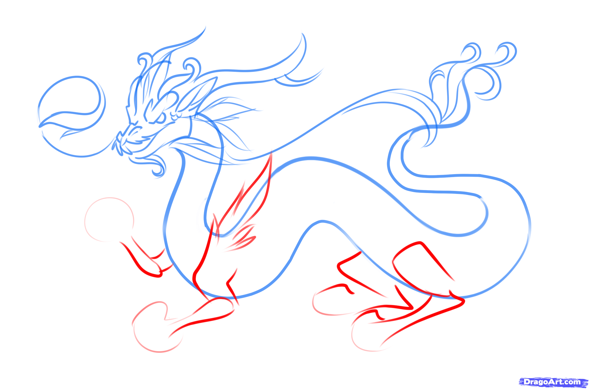1990x1316 How To Draw A Chinese Dragon