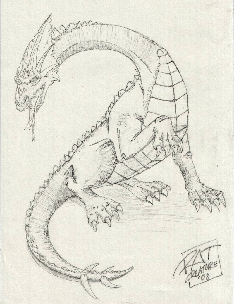 800x1040 Fantasy Art A Fairly Generic Dragon Ratcreature's Artwork