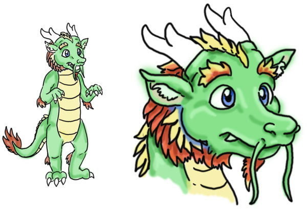600x409 Asian Dragon Fursuit Drawing By Dragoncid