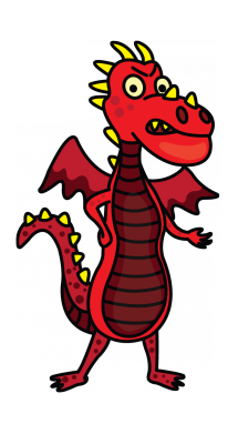 215x382 How To Draw An Angry Dragon, Easy Step By Step Drawing Tutorial