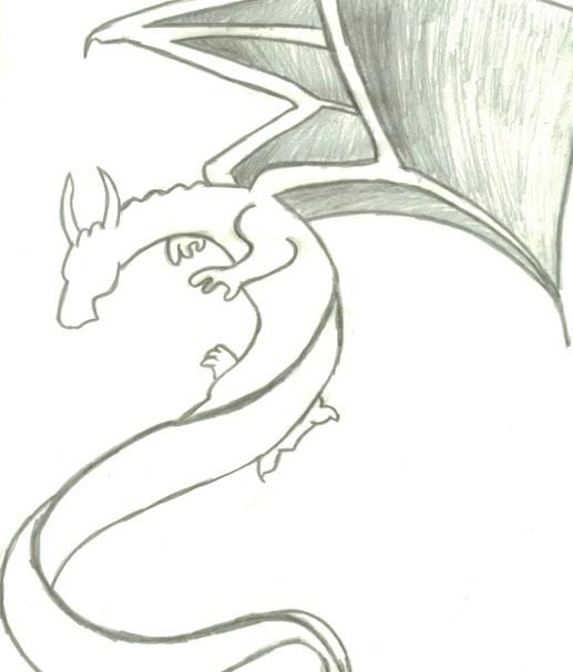 517x607 Simple Dragon By Chibi Komiko