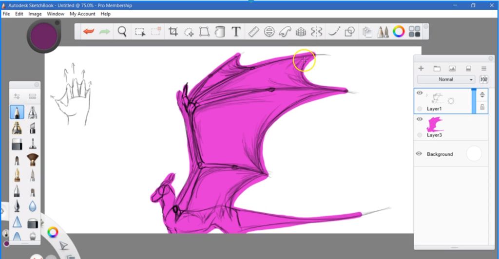 1024x532 Draw A Dragon Wing