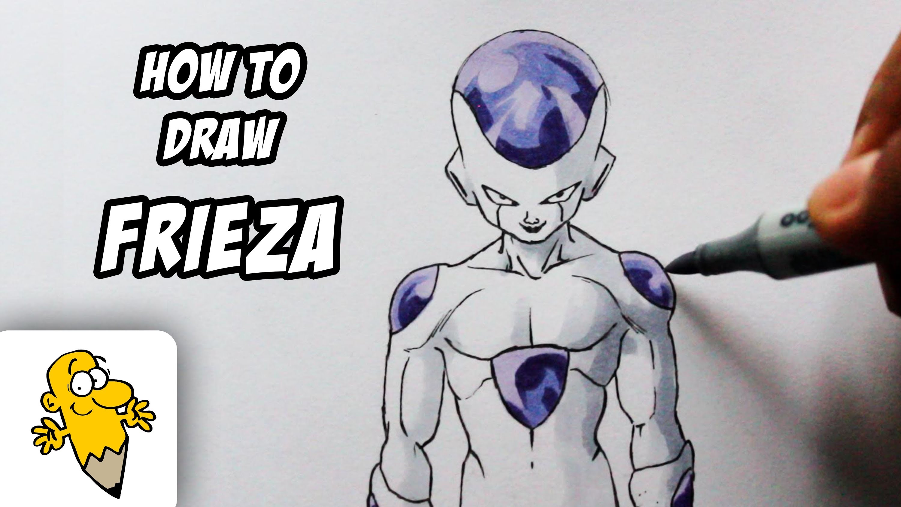 3000x1688 How To Draw Frieza [Dragonball Z] Drawing Tutorial