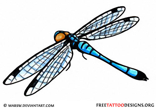 500x349 Dragonfly Tattoos