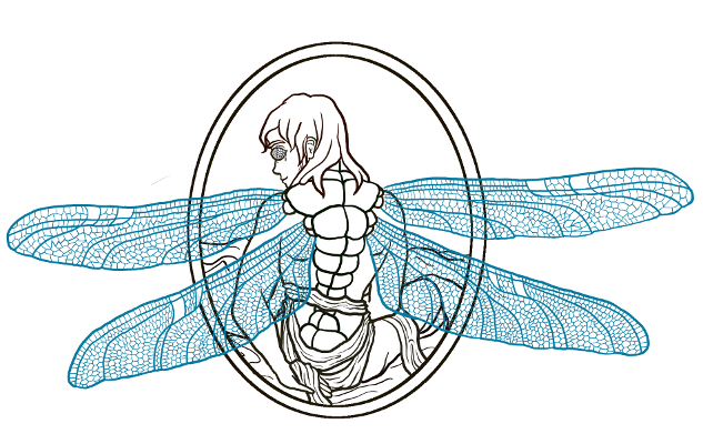 633x400 Fairy Dragonfly Wings Drawing