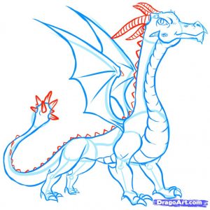 300x300 How To Draw A Dragon Head Step By Dragons How Adult