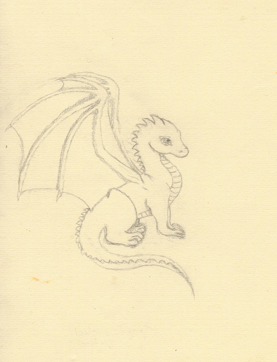 900x1174 Willpower Drawings Of Baby Dragons 9708