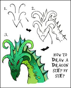 236x293 Daryl Hobson Artwork How To Draw A Dragon Step By Step Dragons