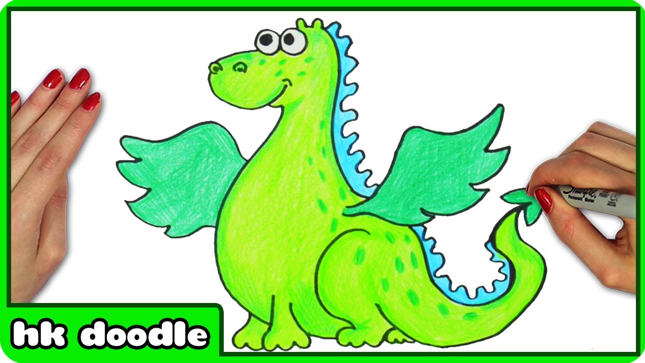 1280x720 Exploit Dragons Pictures For Kids How To Draw A Flying Dragon Step