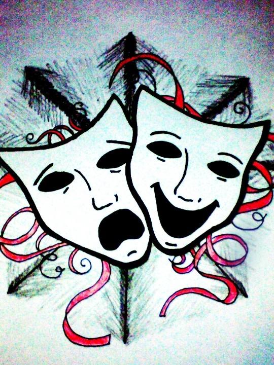 540x720 Drama Masks You Make Me Smile