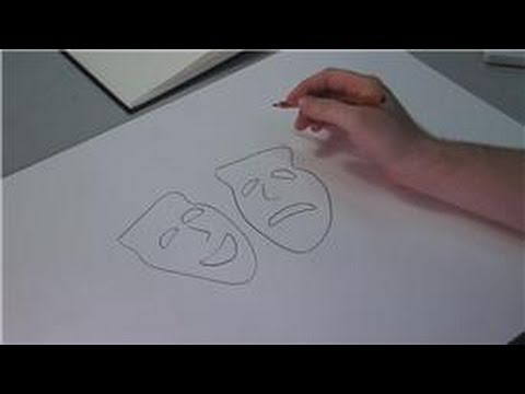 480x360 Drawing Lessons How To Draw A Drama Mask