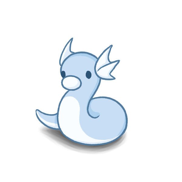 600x600 147 Dratini Pokemon A Day Drawing Challenge