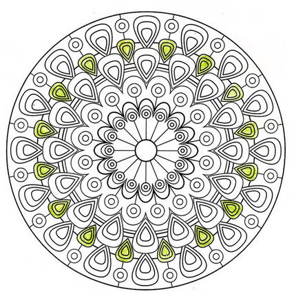 430x430 Fashion Mandala Lotus Coloring Book For Children Adult Relieve