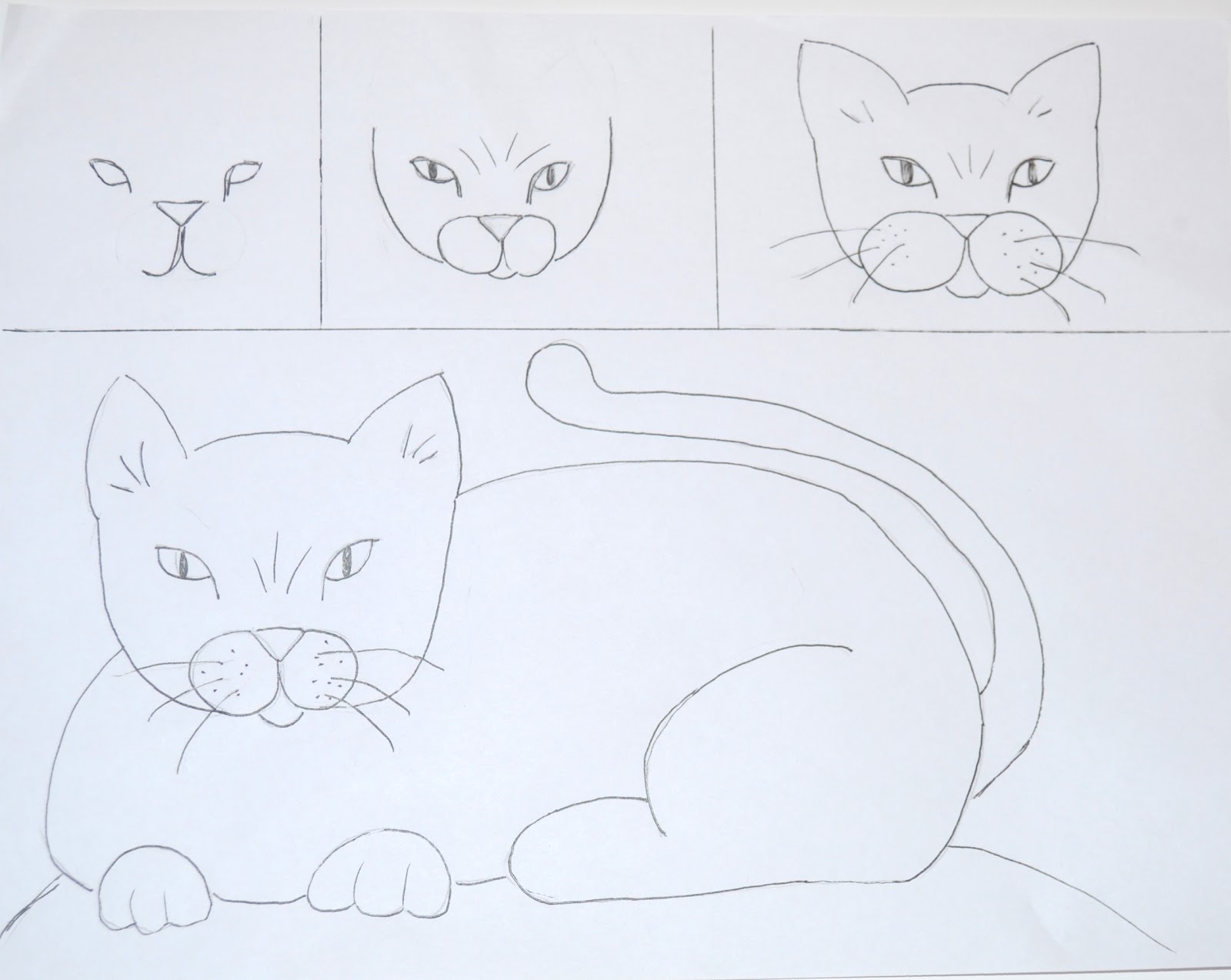 1600x1274 Drawing A Cat Art Class Ideas