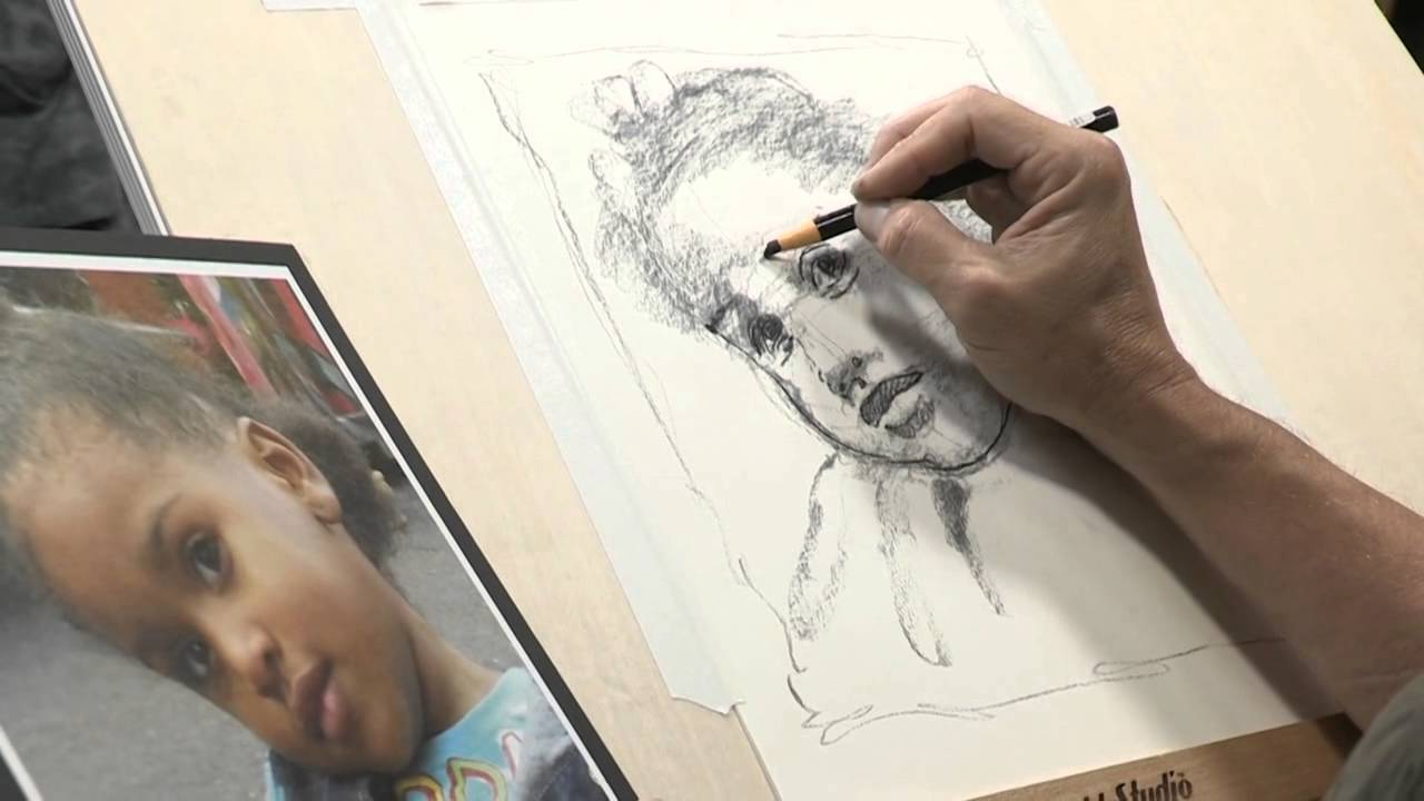 1280x720 How To Draw Like An Artist Creating A Portrait Sketch