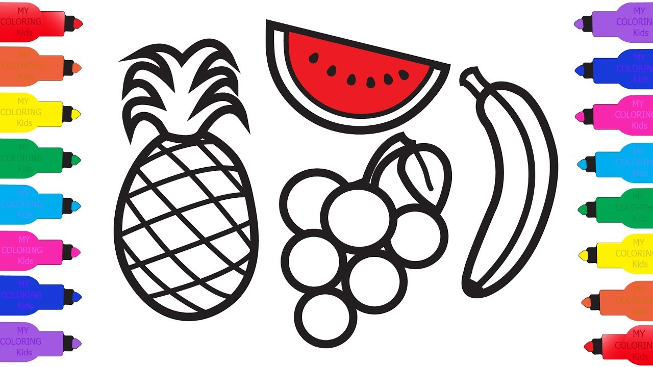 1280x720 How To Draw Fruit For Baby