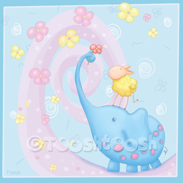 600x600 Tooshtoosh Drawing Happy Blue Baby Room