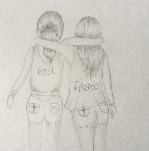 Drawing For Best Friends at GetDrawings | Free download