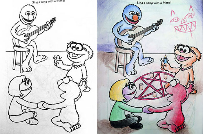 700x461 Times Adults Did Coloring Books For Kids, And The Result Was