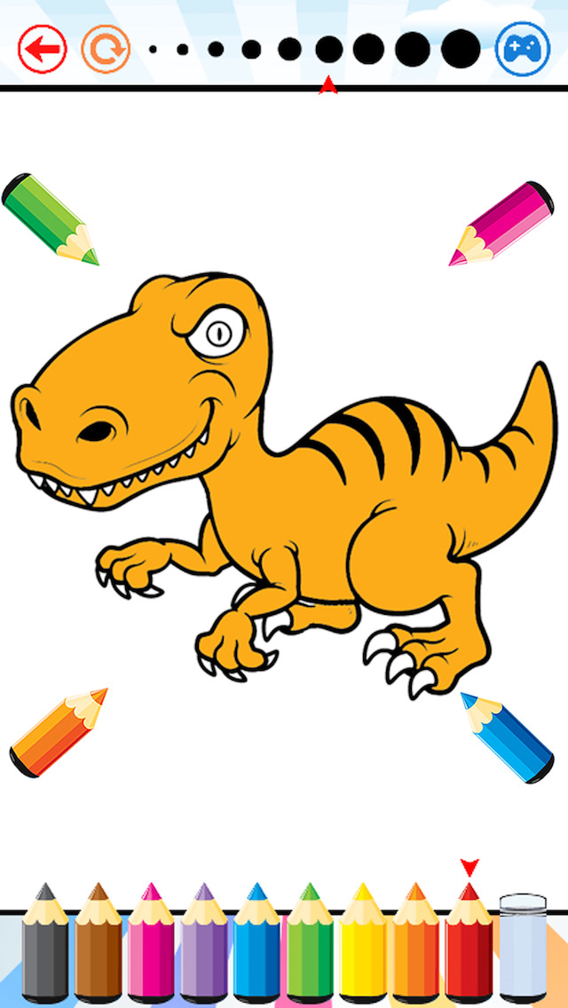 640x1136 Dinosaur Dragon Coloring Book