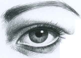 325x234 Eye Drawing Images