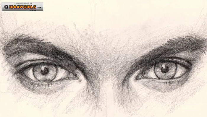 700x396 How To Draw Eyes For Man