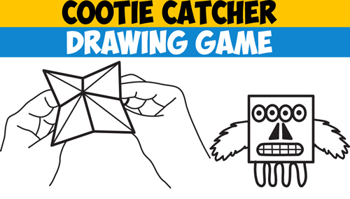 500x284 How To Play The Cootie Catcher Drawing Game