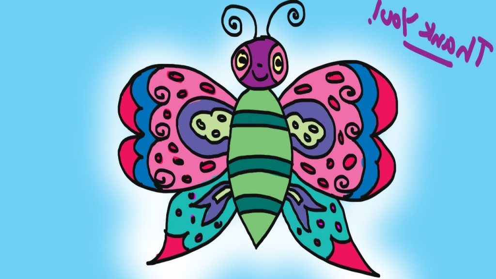 1024x576 Learn How To Draw A Butterfly For Kids Quarto Creates. Butterfly