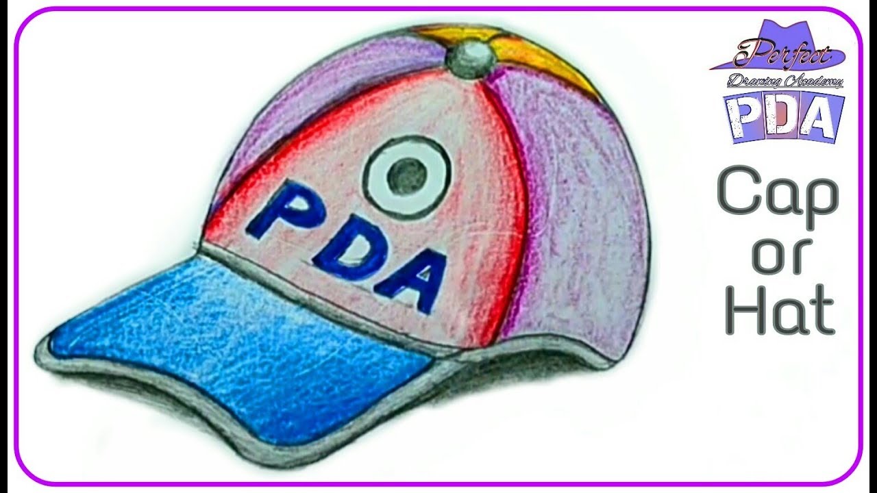 1280x720 How To Draw A Cap Step By Step Cap Drawing Lesson