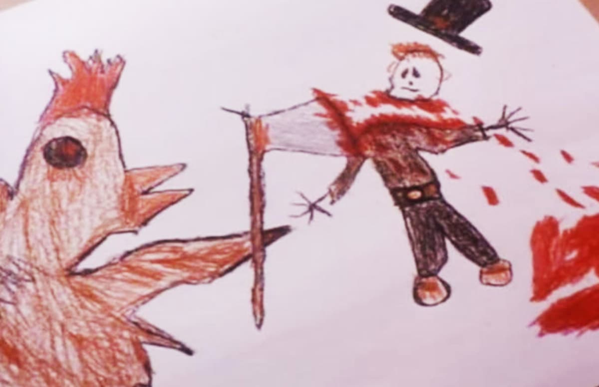1200x776 The 15 Most Fcked Up Kid Drawings In Horror Movies Complex