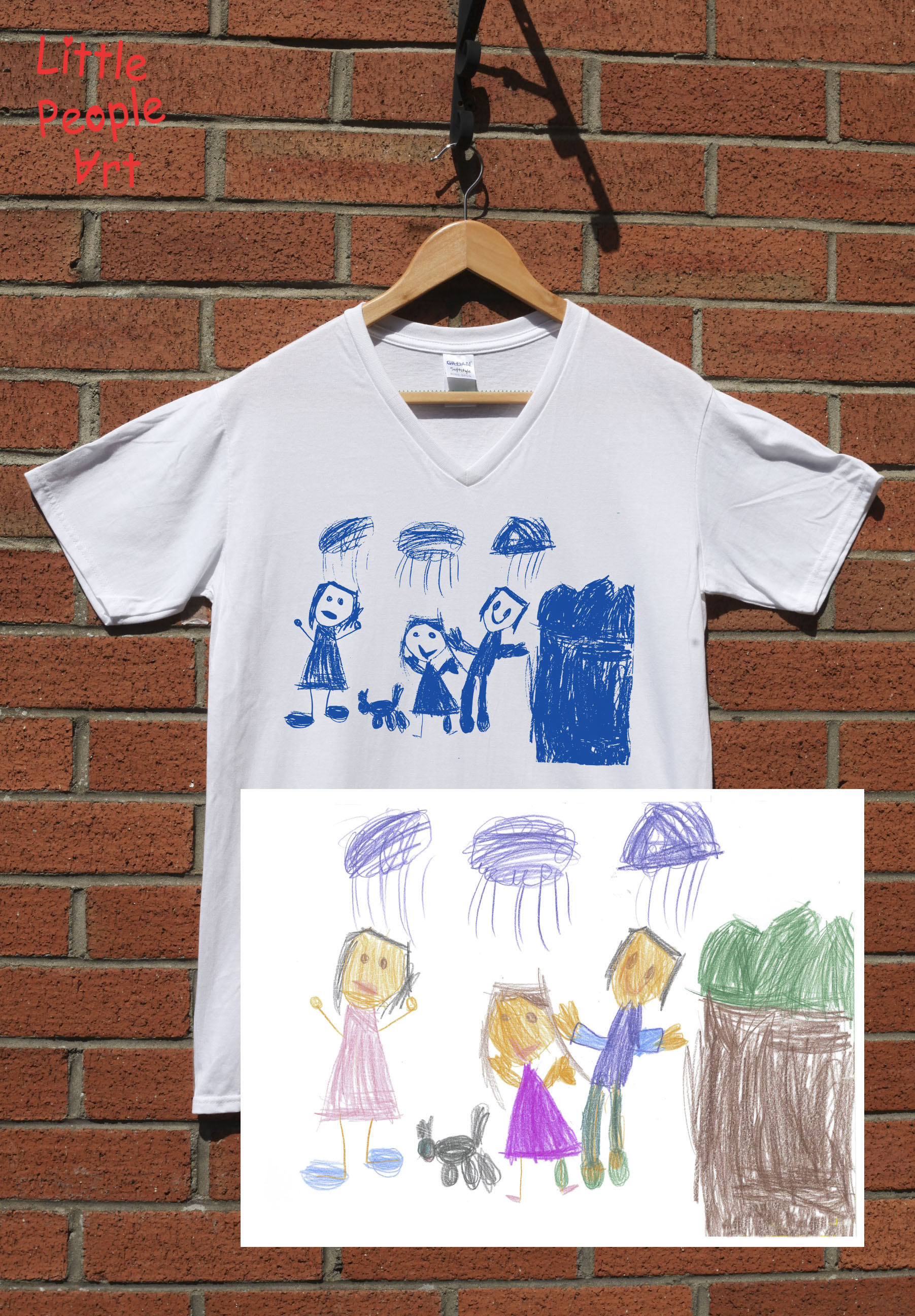 1803x2592 Put A Little Bit Of Your Child Into This Personalized Cotton T