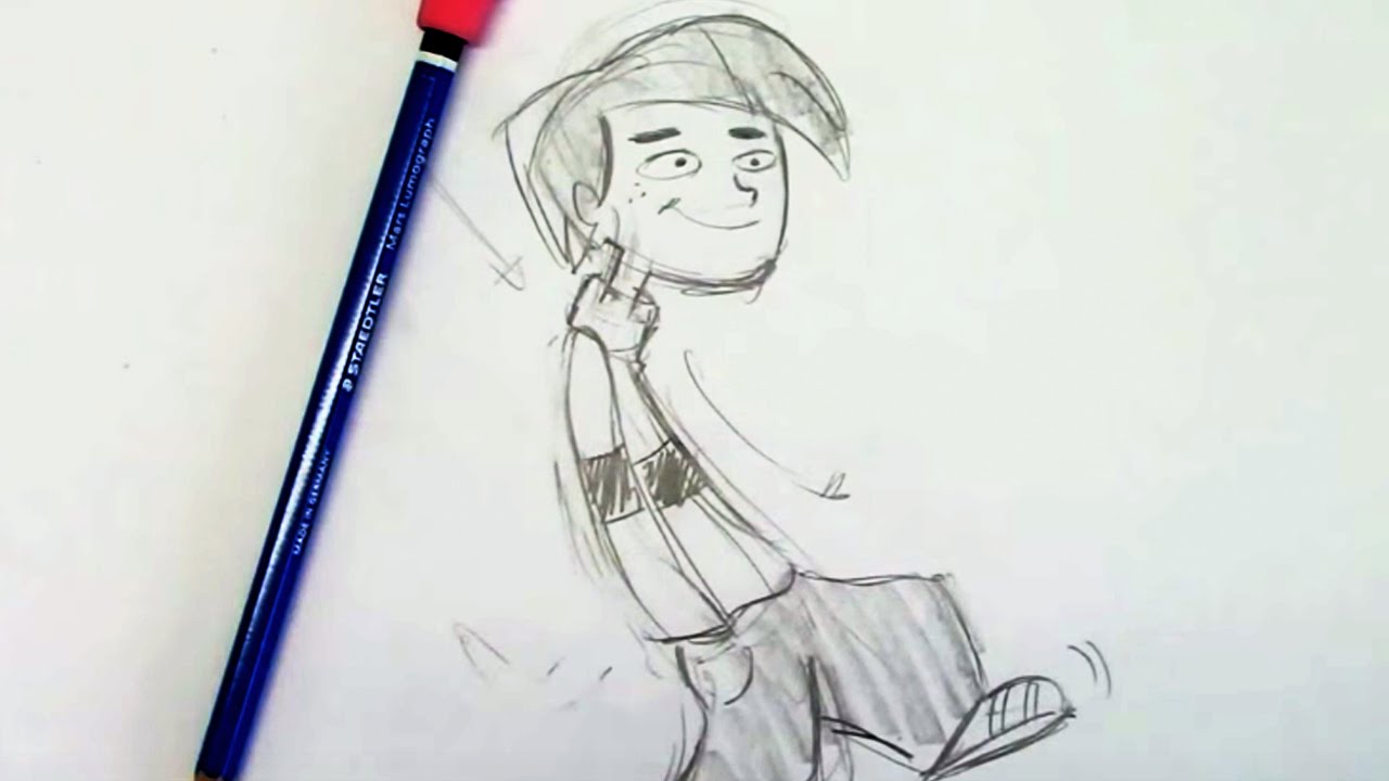 1280x720 How To Draw A Teenager Walking (Step By Step)