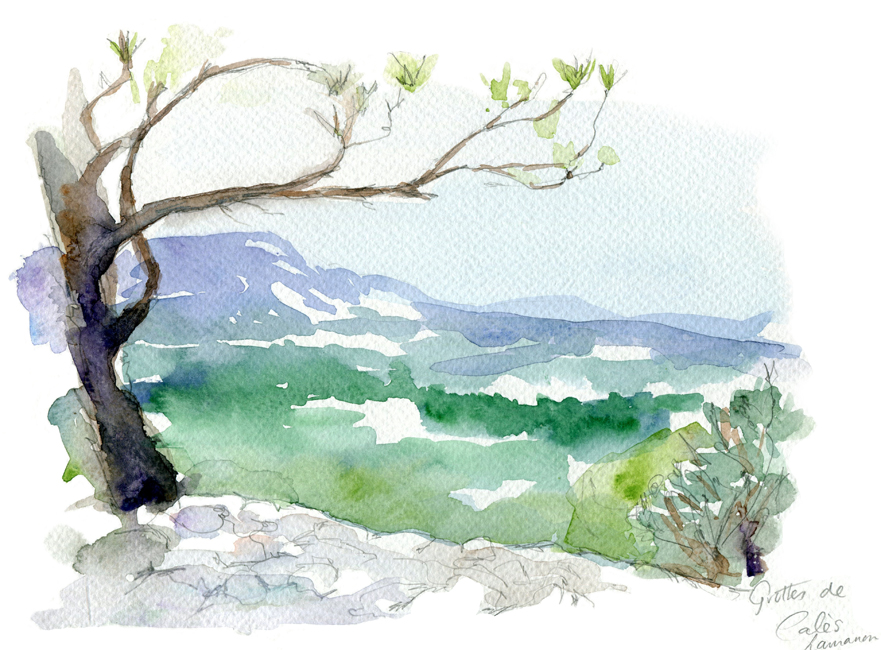 881x650 Zen Drawing And Watercolor Painting In The Provence!