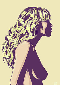 212x300 Blonde Drawing By Giuseppe Cristiano